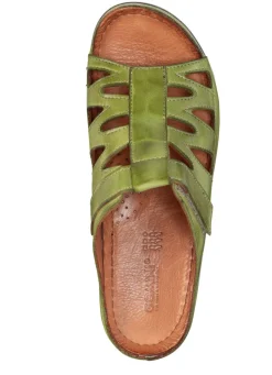 Discount Gemini Pantolette aus teilweise schattiertem Rind-Nappaleder Damen Pantoletten