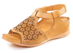 Hot Gemini Sandale aus schattiertem Nappaleder mit Prägung Damen Sandalen