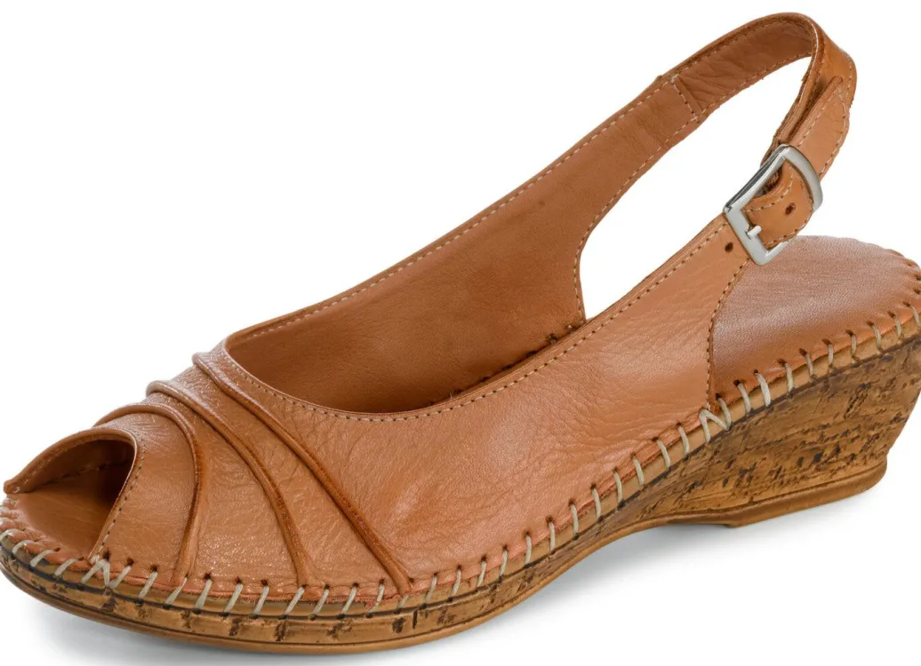 Sale Gemini, schicke Damen-Sandaletten, Weite G, mit Gummizug Damen Sandalen