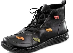 Best Gemini Schnür-Bootie mit pfiffigen, bunten Lederapplikationen Damen Stiefel & Stiefeletten
