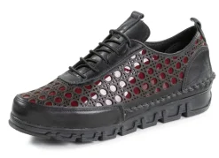 Online Gemini SchnĂŒrschuh aus gelochtem Nappaleder Damen SchnĂŒrschuhe