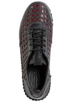 Online Gemini Schnürschuh aus gelochtem Nappaleder Damen Schnürschuhe