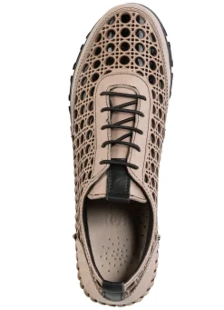 New Gemini Schnürschuh aus gelochtem Nappaleder Damen Schnürschuhe