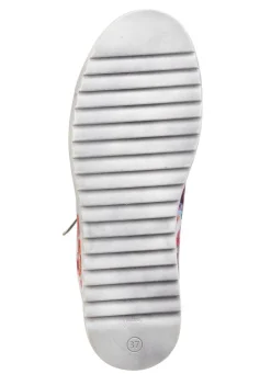 Best Gemini Schnür-Sneaker aus beschichtetem, floral bedrucktem Nappaleder Damen Sneaker & Sportschuhe|Schnürschuhe