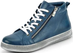 Hot Gemini Schnür-Stiefelette mit praktischem Seitenreißverschluss Damen Stiefel & Stiefeletten|Sneaker & Sportschuhe