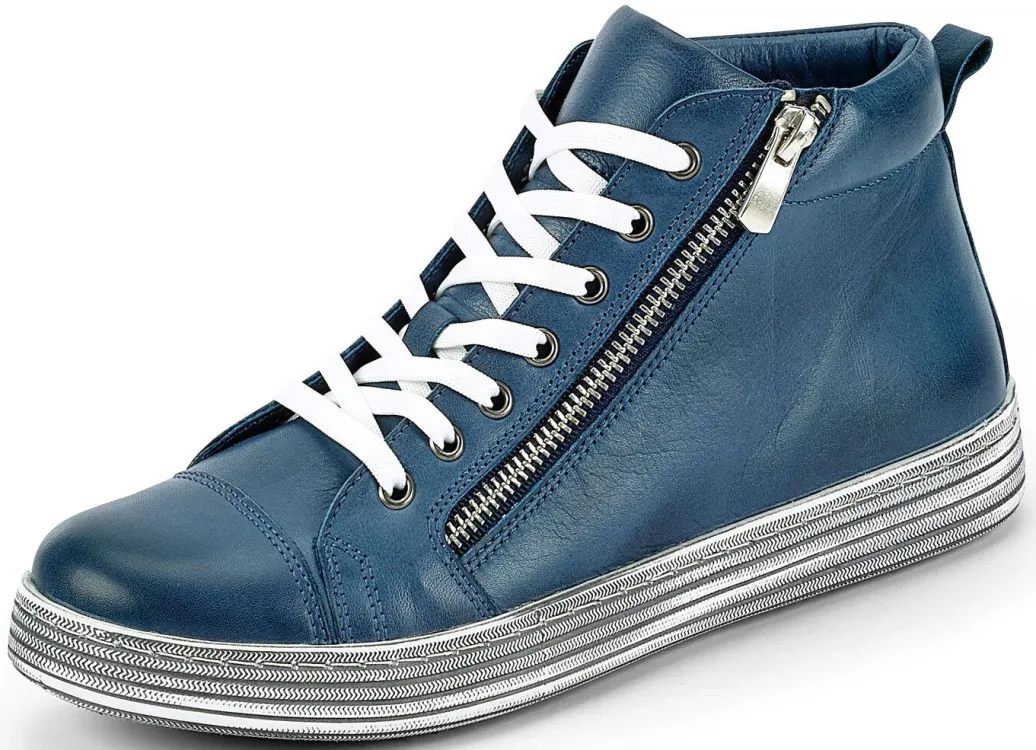 Hot Gemini Schnür-Stiefelette mit praktischem Seitenreißverschluss Damen Stiefel & Stiefeletten|Sneaker & Sportschuhe