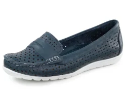 Damen Mona Slipper<Gemini Slipper aus Nappaleder mit Lederspange