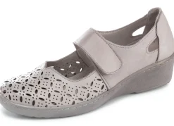 Outlet Gemini Slipper aus weichem Rindleder Damen Slipper