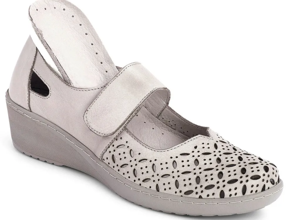 Outlet Gemini Slipper aus weichem Rindleder Damen Slipper