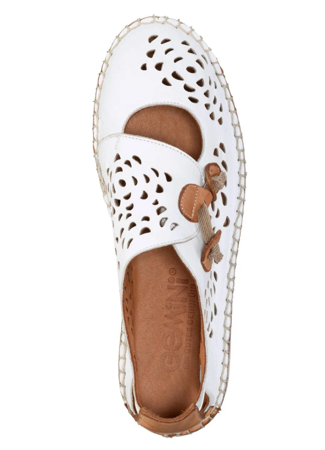 Clearance Gemini Slipper mit luftigen Durchbrüchen Damen Slipper