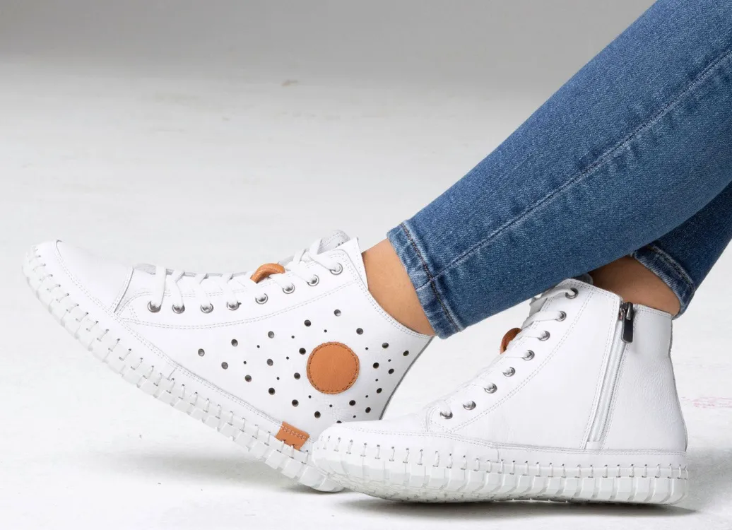 Outlet Gemini, sommerliche Damen-Boots, Weite G, mit herausnehmbarem Fußbett Damen Stiefel & Stiefeletten