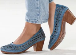 Clearance Gemini, sommerliche Damen-Pumps, Weite G, aus Leder Damen Pumps