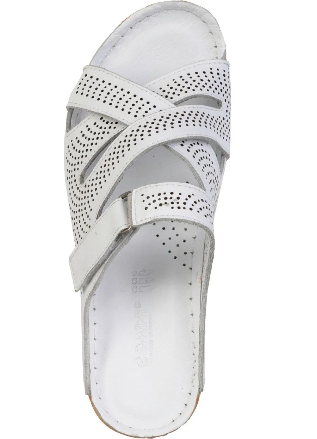 Online Gemini, sommerliche Damen-Pantoletten, Weite G, aus Leder Damen Sandalen