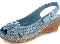 Discount Gemini, sommerliche Damen-Sandaletten, Weite G, mit Gummizug Damen Sandalen