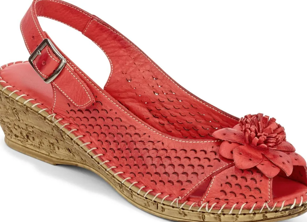 Clearance Gemini, sommerliche Damen-Sandaletten, Weite G, mit Gummizug Damen Sandalen
