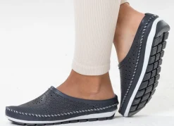 New Gemini, sommerlicher Damen-Sabot, Weite G, mit herausnehmbarem Fußbett Damen Pantoletten