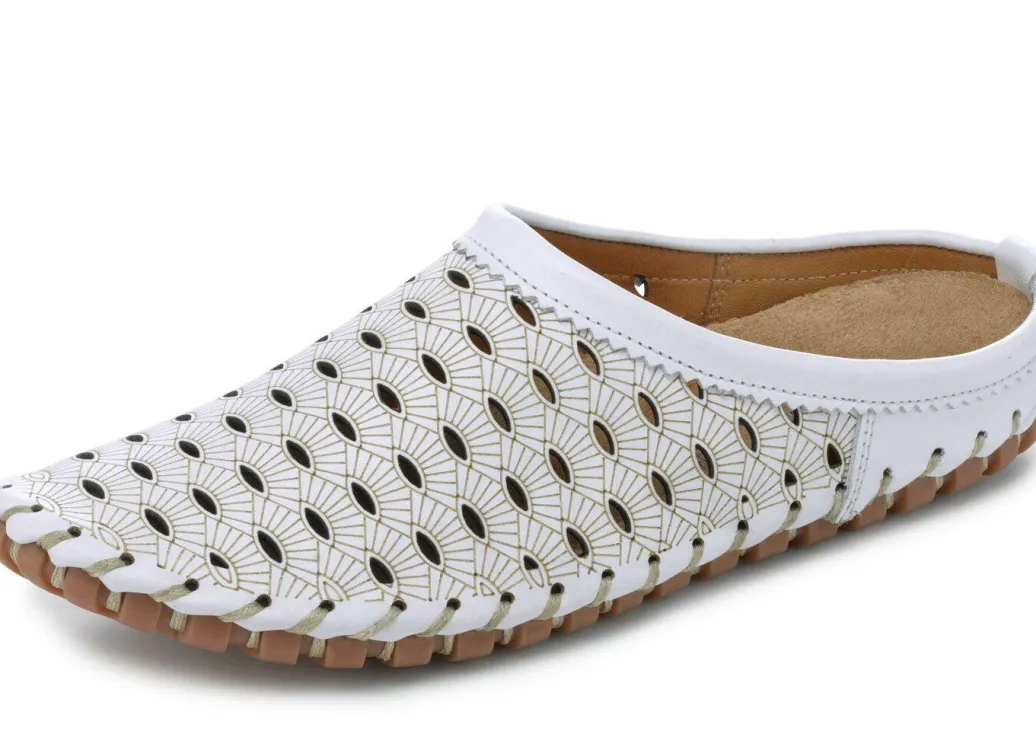 Clearance Gemini, sommerlicher Damen-Sabot, Weite G, mit herausnehmbarem Fußbett Damen Pantoletten|Clogs