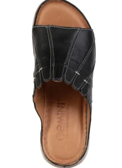 Sale Gemini, stilvolle Damen-Pantoletten, Weite G, aus Leder Damen Pantoletten