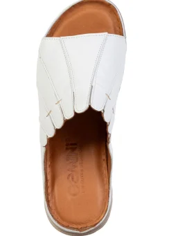 Hot Gemini, stilvolle Damen-Pantoletten, Weite G, aus Leder Damen Pantoletten