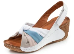 Outlet Gemini, trendige Damen-Sandaletten, Weite G, mit verstellbarer Klettspange Damen Sandalen