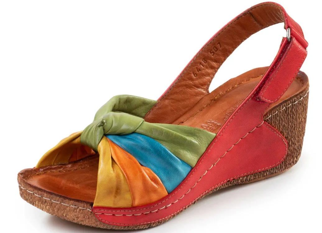 Discount Gemini, trendige Damen-Sandaletten, Weite G, mit verstellbarer Klettspange Damen Sandalen