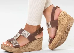 Clearance Gemini, trendige Damen-Sandaletten, Weite G, aus Leder Damen Sandalen