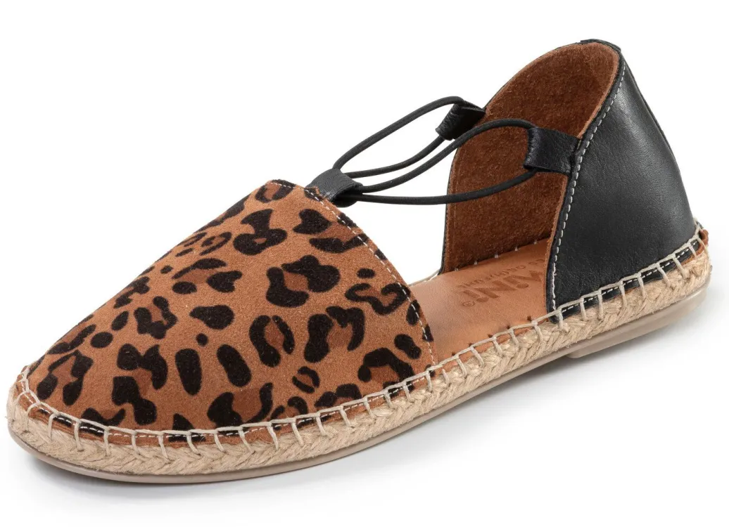 Sale Gemini, trendige Damen-Slipper, Weite G, aus Leder Damen Slipper