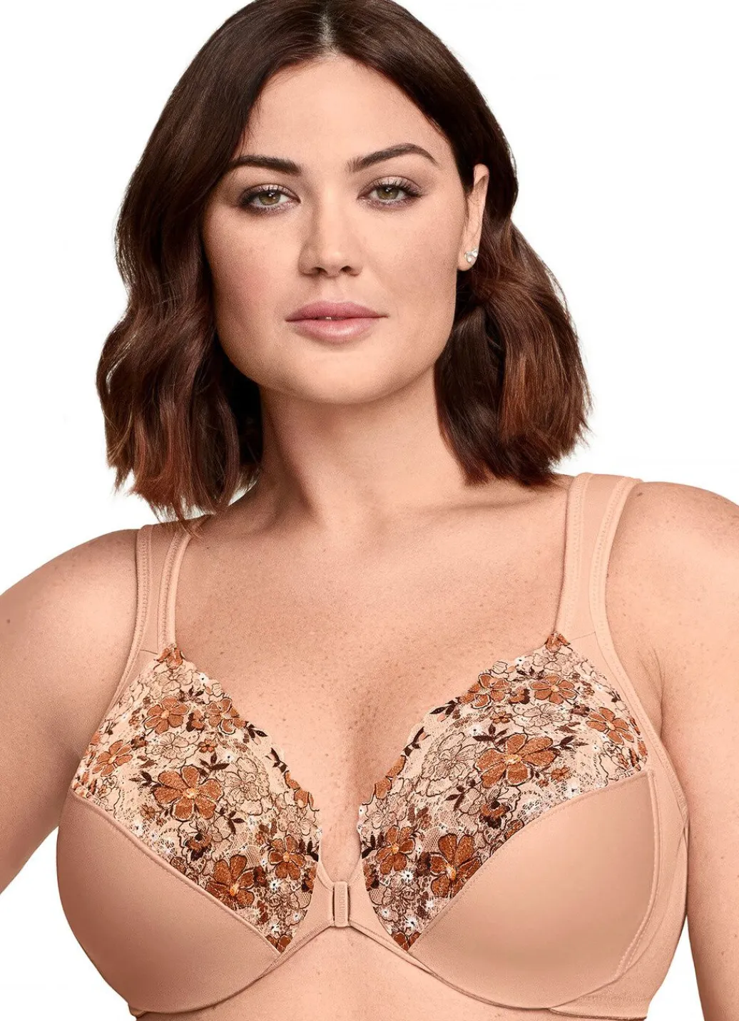 Discount Glamorise Bügel-BH mit Vorderverschluss Damen Vorderverschluss-Bh|Bh Mit Spitze