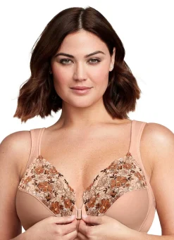 Discount Glamorise Bügel-BH mit Vorderverschluss Damen Vorderverschluss-Bh|Bh Mit Spitze