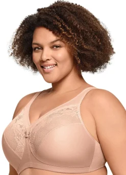 Outlet Glamorise Minimizer-BH mit elastischer Spitze Damen Minimizer-Bh|Bh Ohne Bügel