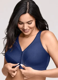 Discount Glamorise Stütz-BH mit praktischem Vorderverschluss Damen Vorderverschluss-Bh|Bh Ohne Bügel
