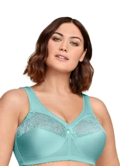 Glamorise Stütz-BH mit Spitze Damen Bh Ohne Bügel|Bh Mit Spitze