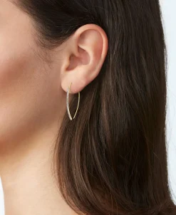 Damen Mona Ohrschmuck<Glamouröse Ohrhaken mit Brillanten