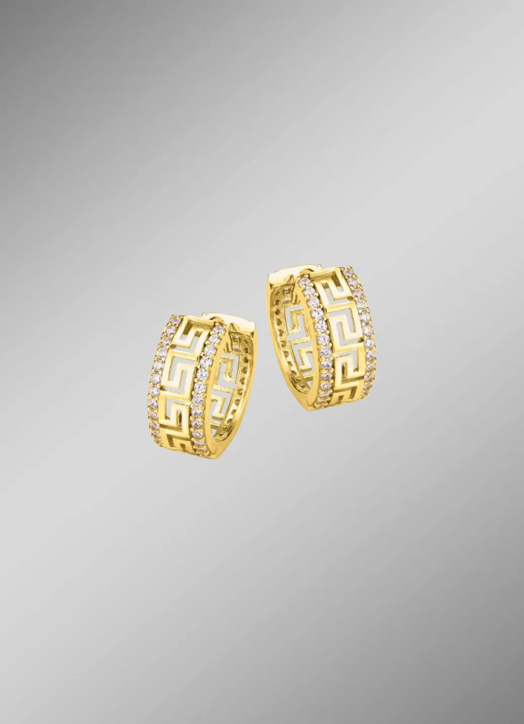 Damen Mona Ohrschmuck<Glanzvolle Klappcreolen