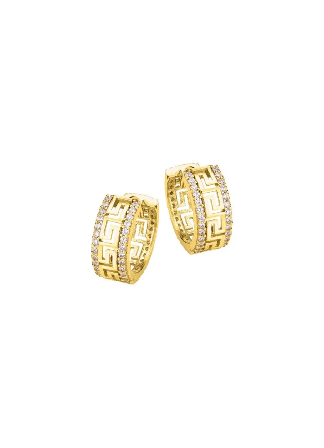 Damen Mona Ohrschmuck<Glanzvolle Klappcreolen