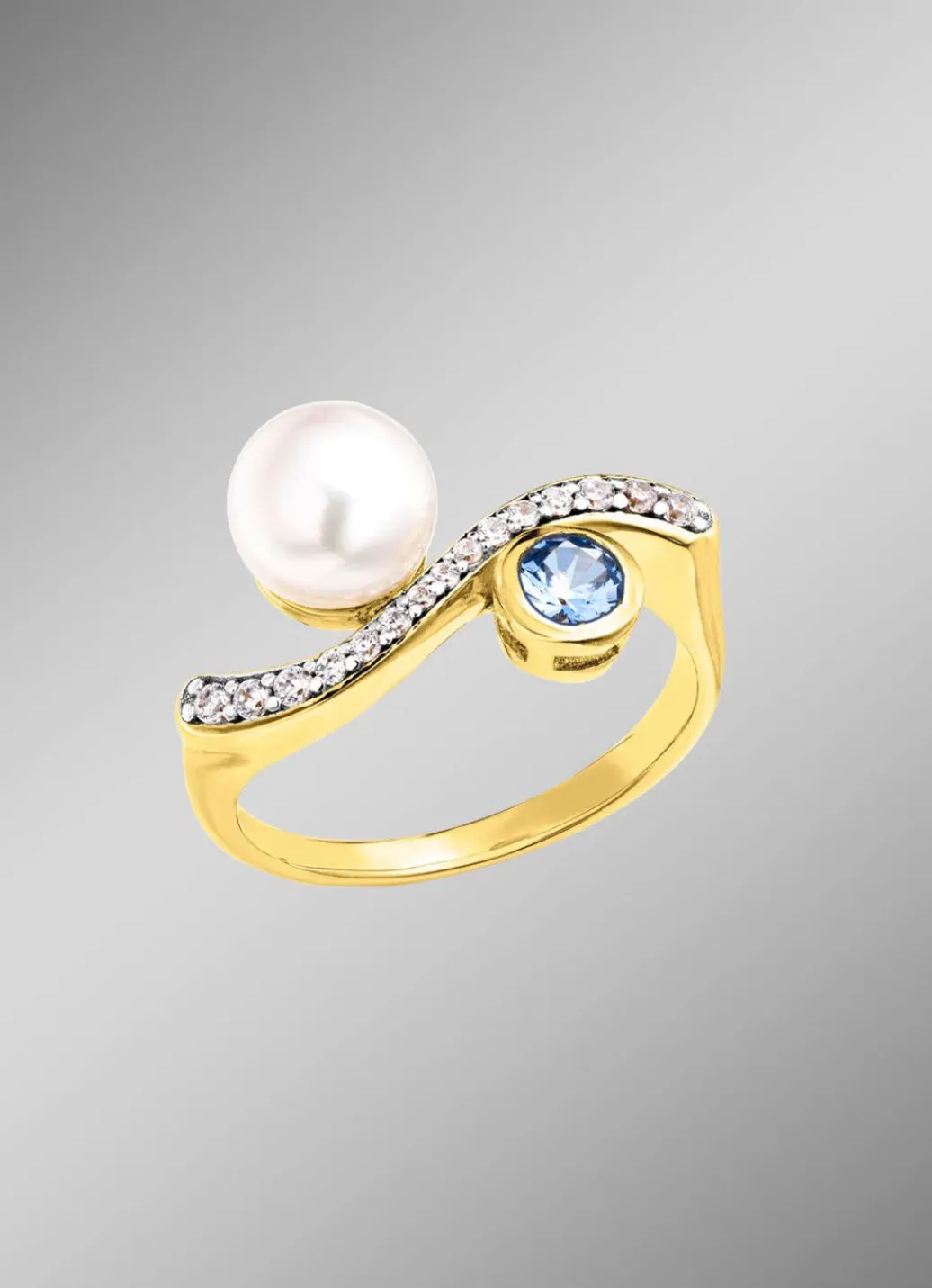 Best Glanzvolle Raffinesse – Vergoldeter Damenring Damen Ringe