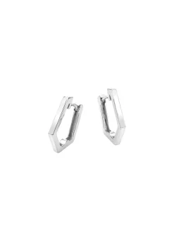 Clearance Glänzende Klappcreolen Damen Ohrschmuck