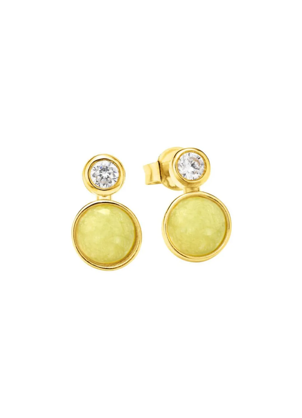 Grüne Eleganz: Ohrstecker mit echt Aventurin Damen Ohrschmuck