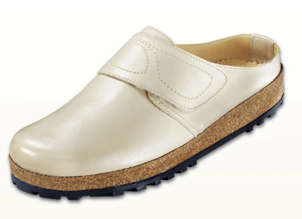 Best Haflinger-Lederclog aus weichem Rindleder Damen Sneaker & Sportschuhe|Clogs