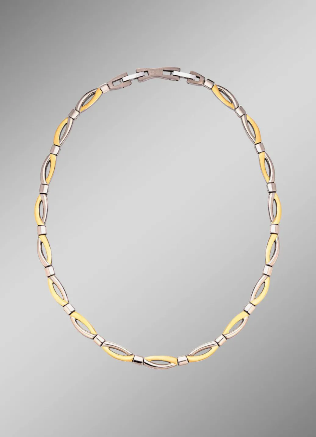 Online Halskette in Bicolor aus Titan Damen Modeschmuck|Halsketten