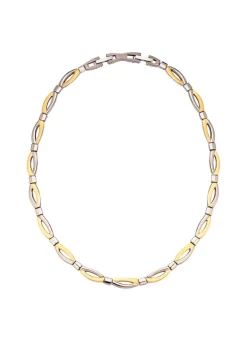 Online Halskette in Bicolor aus Titan Damen Modeschmuck|Halsketten