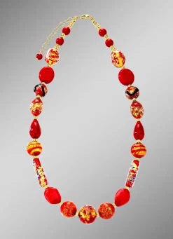 Hot Halskette mit Muranoglas-Perlen Damen Halsketten