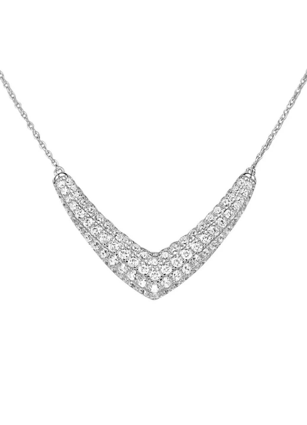 Clearance Halskette mit Zirkonia Damen Halsketten