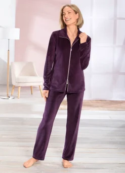 Damen Mona Freizeitanzüge<Hausanzug mit 2-Wege-Zipper