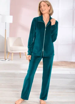 Damen Mona Freizeitanzüge<Hausanzug mit 2-Wege-Zipper