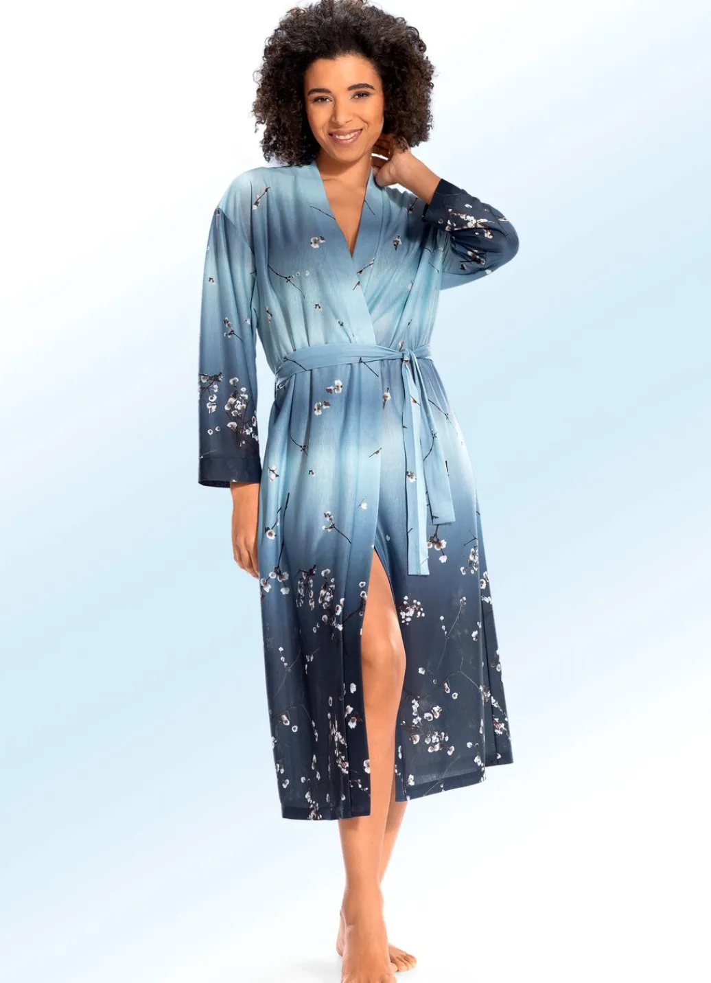 Damen Mona Hausmäntel<Hausmantel in Kimono-Form