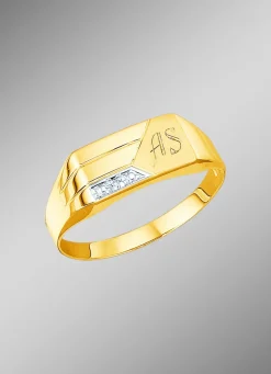 Clearance Herrenring mit Diamant Herren Ringe