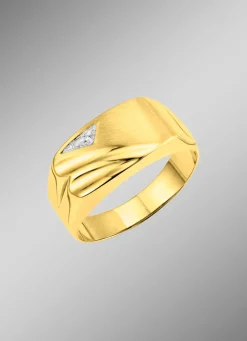 Clearance Herrenring mit Diamant Herren Ringe