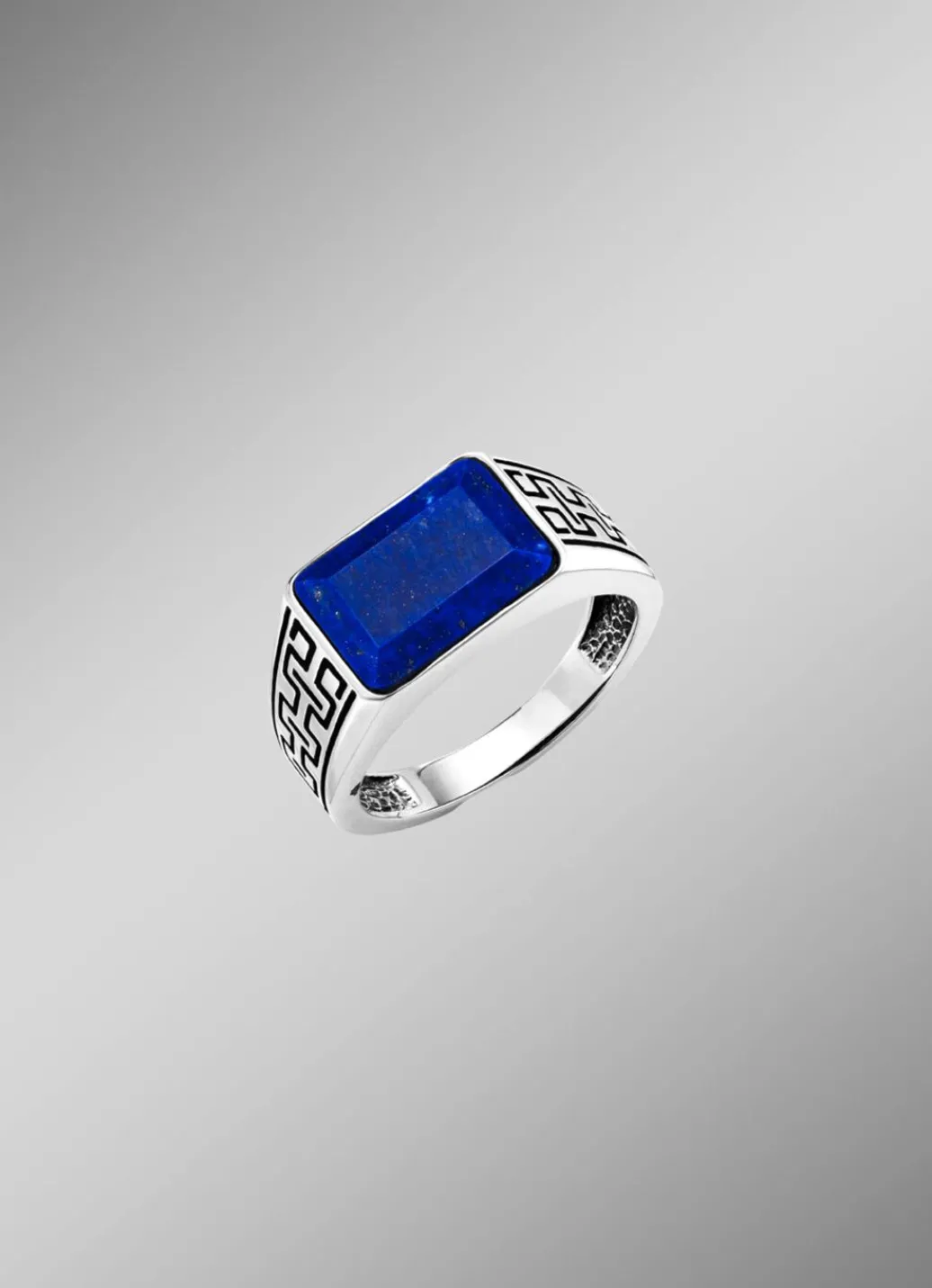 Sale Herrenring mit Lapislazuli Herren Ringe