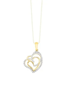 Online Herz-Anhänger mit 45 Diamanten Damen Anhänger